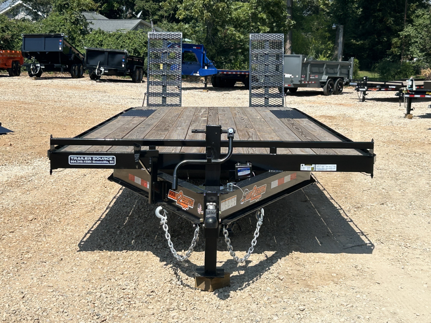 New 2026 Down 2 Earth Trailers 8.5x24 14K Deckover Trailer Equipment Trailer