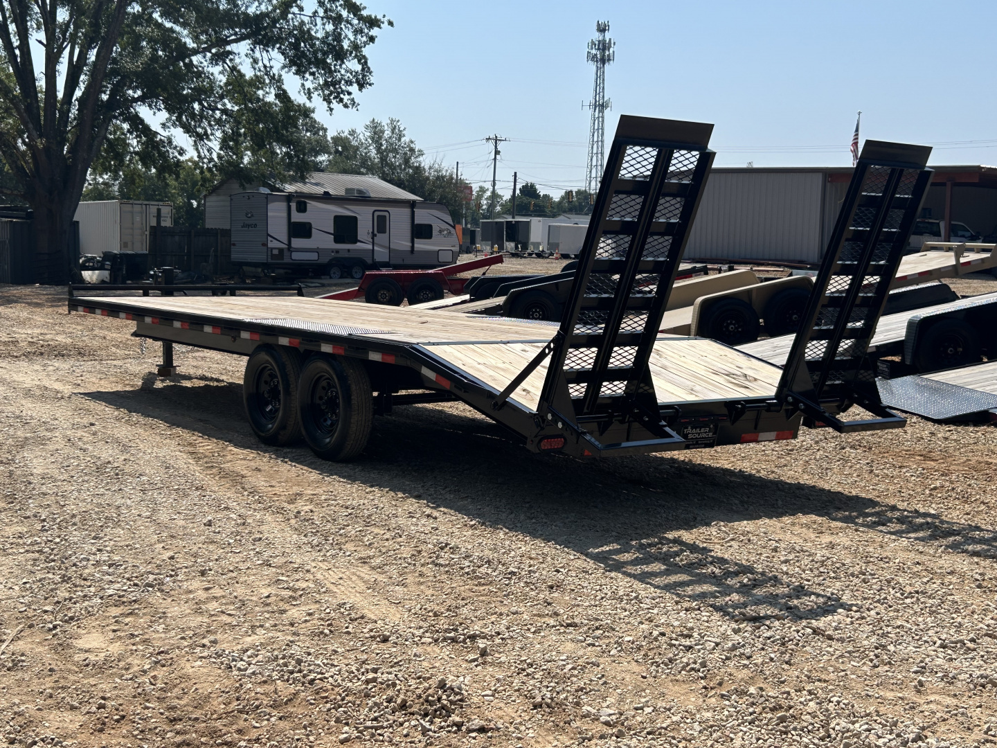 New 2026 Down 2 Earth Trailers 8.5x24 14K Deckover Trailer Equipment Trailer