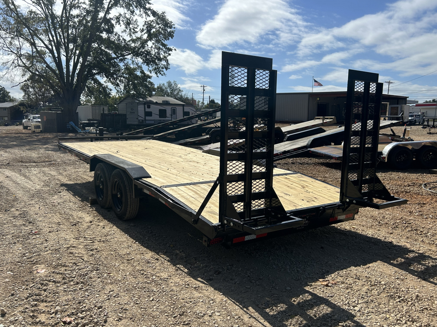 New 2026 Down 2 Earth Trailers 8.5x22 17.5k Driveover Equipment Trailer