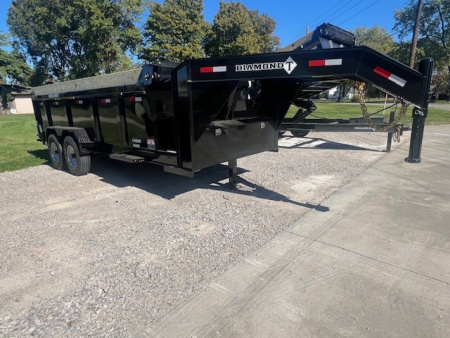 New 2026 Diamond T 83x16 16K 36" Sides Dump Trailer