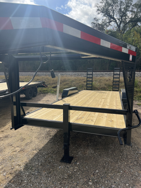 New 2026 P & T Trailers 82X22 GN 14K Flatbed Trailer