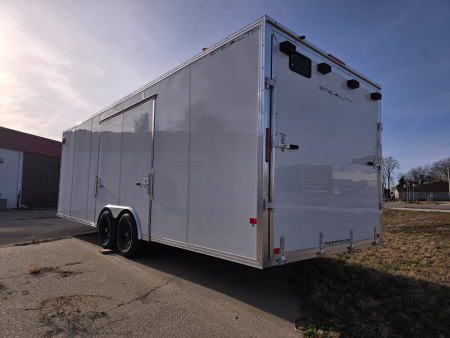 New 2026 ALCOM 8.5x24 with Elite door and extra wall height Cargo / Enclosed Trailer