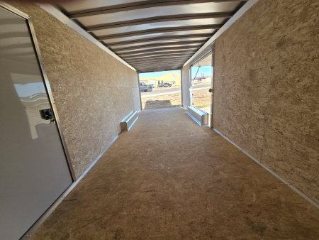 New 2026 ALCOM 8.5x24 with Elite door and extra wall height Cargo / Enclosed Trailer
