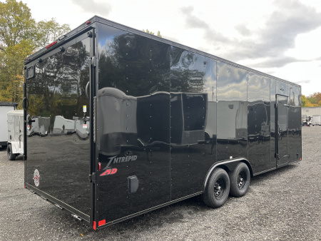 New 2026 Homesteader 8 x 24' UTV Trailer - 84" Interior - 9950# GVWR - BLACK - BLACKOUT - E-TRACK