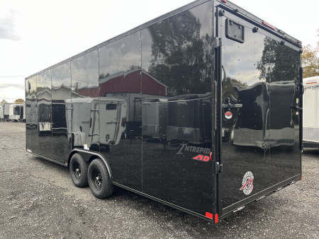 New 2026 Homesteader 8 x 24' UTV Trailer - 84" Interior - 9950# GVWR - BLACK - BLACKOUT - E-TRACK