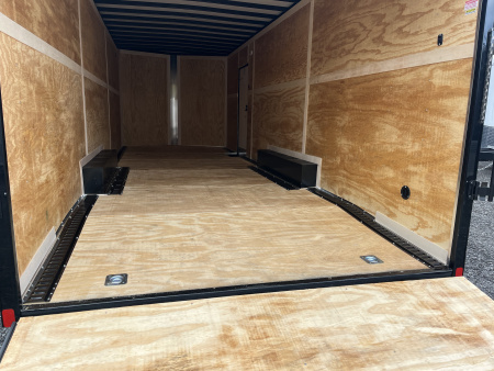 New 2026 Homesteader 8 x 24' UTV Trailer - 84" Interior - 9950# GVWR - BLACK - BLACKOUT - E-TRACK