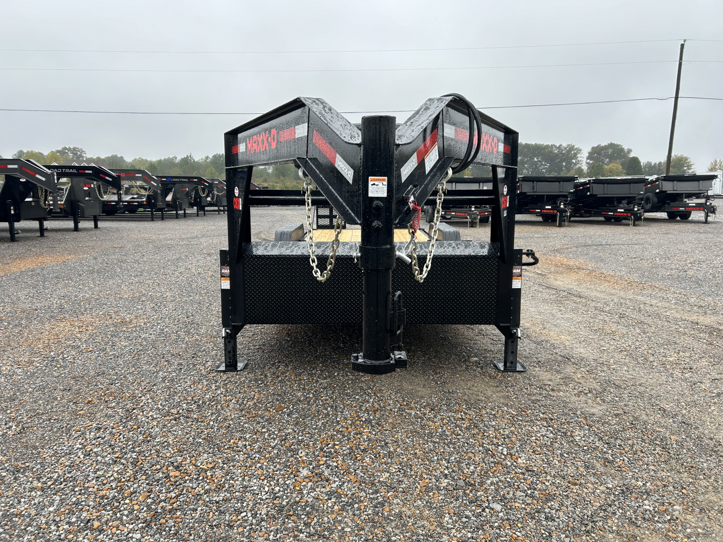 New 2026 MAXXD 83"x22' 15.6k Gooseneck Equipment Trailer