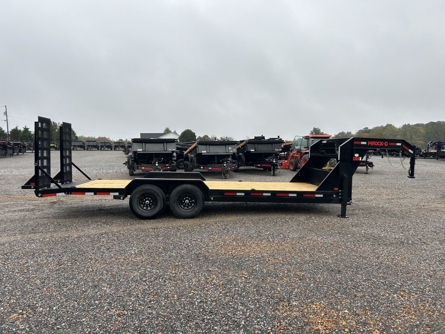New 2026 MAXXD 83"x22' 15.6k Gooseneck Equipment Trailer