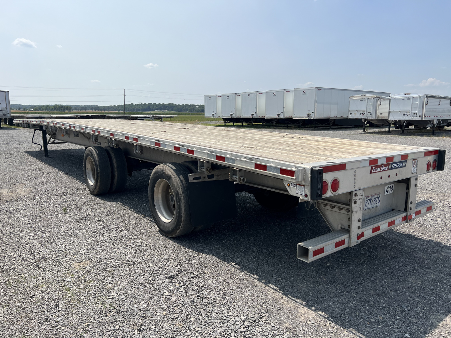 Used $1200/Month 2020 Great Dane 53' Aluminum Flatbed - Sale or Rent to Own