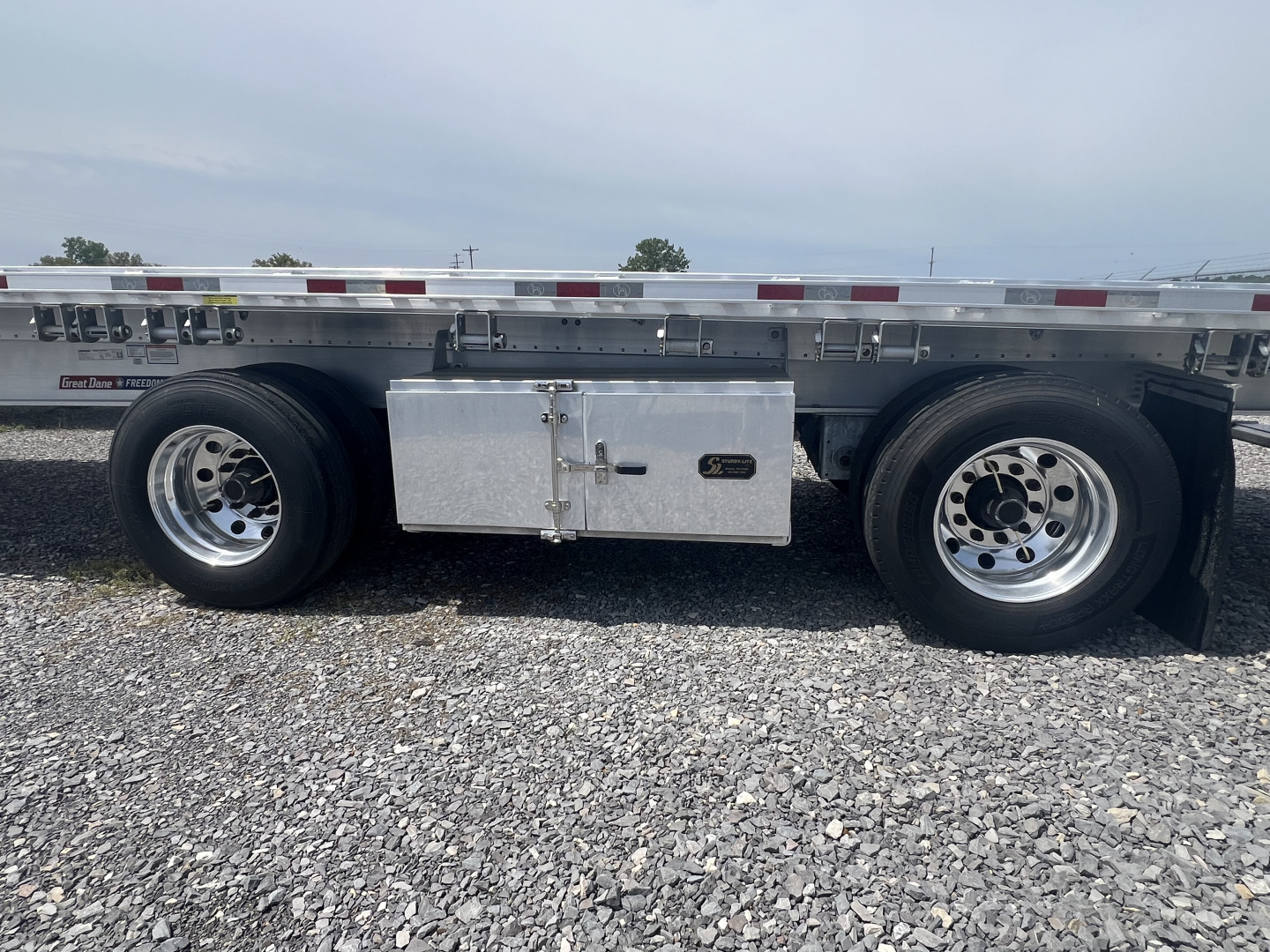 Used (5) 2023 Great Dane 53' Aluminum Flatbed - Sale or Rent to Own