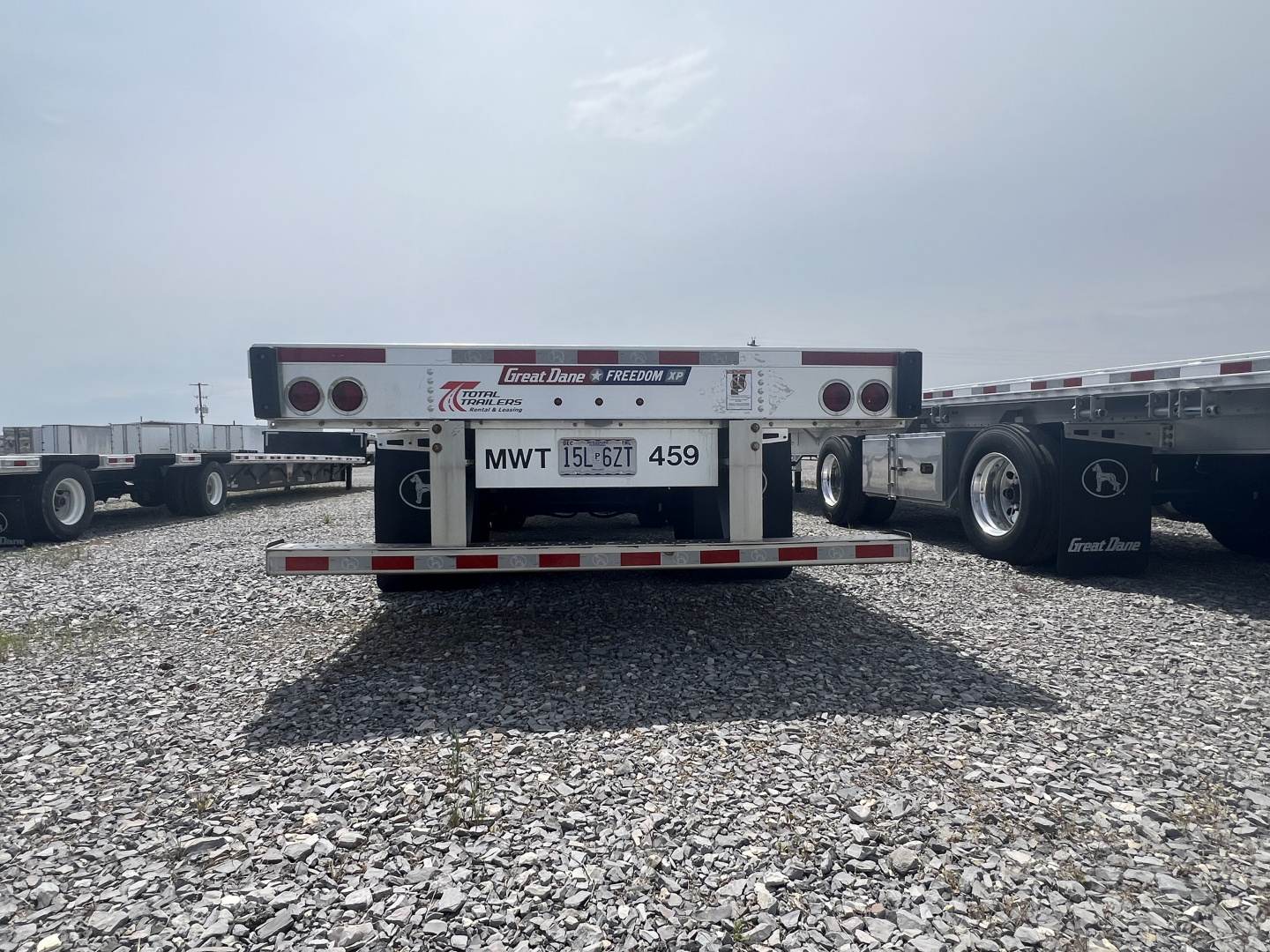Used (5) 2023 Great Dane 53' Aluminum Flatbed - Sale or Rent to Own