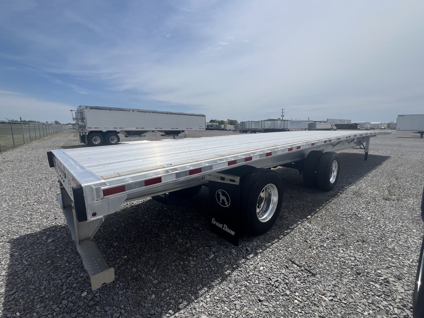 Used (5) 2023 Great Dane 53' Aluminum Flatbed - Sale or Rent to Own