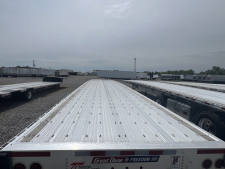 Used (5) 2023 Great Dane 53' Aluminum Flatbed - Sale or Rent to Own