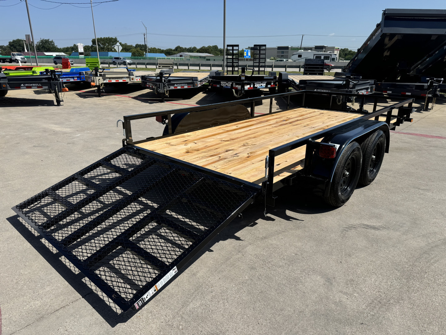 New 2026 Top Hat Trailers Lite Duty Utility - 14'x77" LDT Utility Trailer