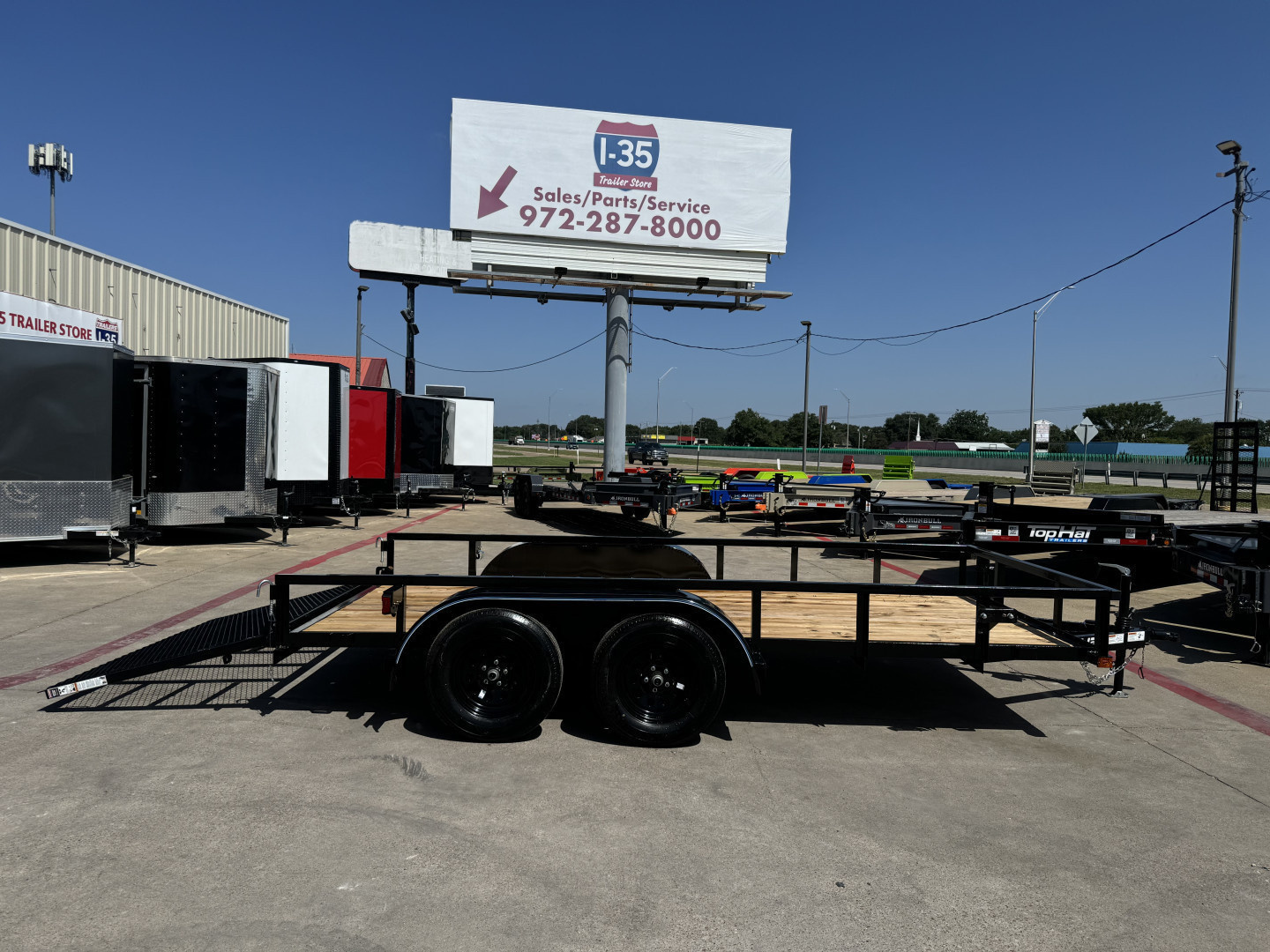 New 2026 Top Hat Trailers Lite Duty Utility - 14'x77" LDT Utility Trailer