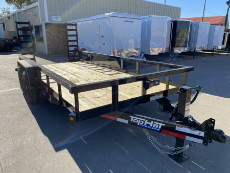New 2026 Top Hat HT14-16X83-14E-R Utility Trailer