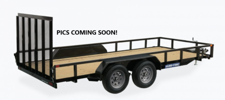 New 2026 Sure-Trac 7 x 12 7K Tube Top Utility Trailer