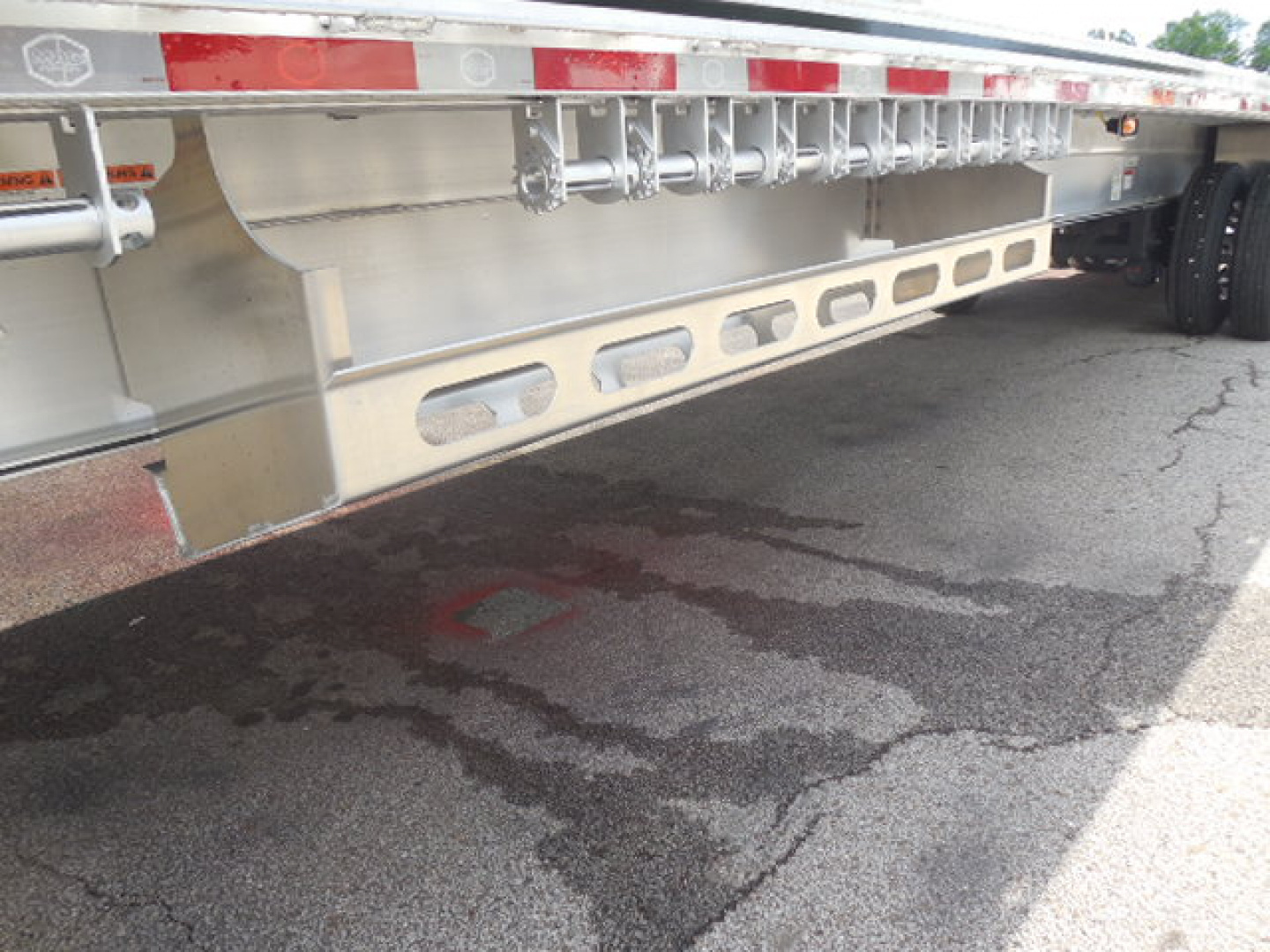 Used $1250/Month 2024 MAC 53' Flatbed Trailer w/ Toolbox