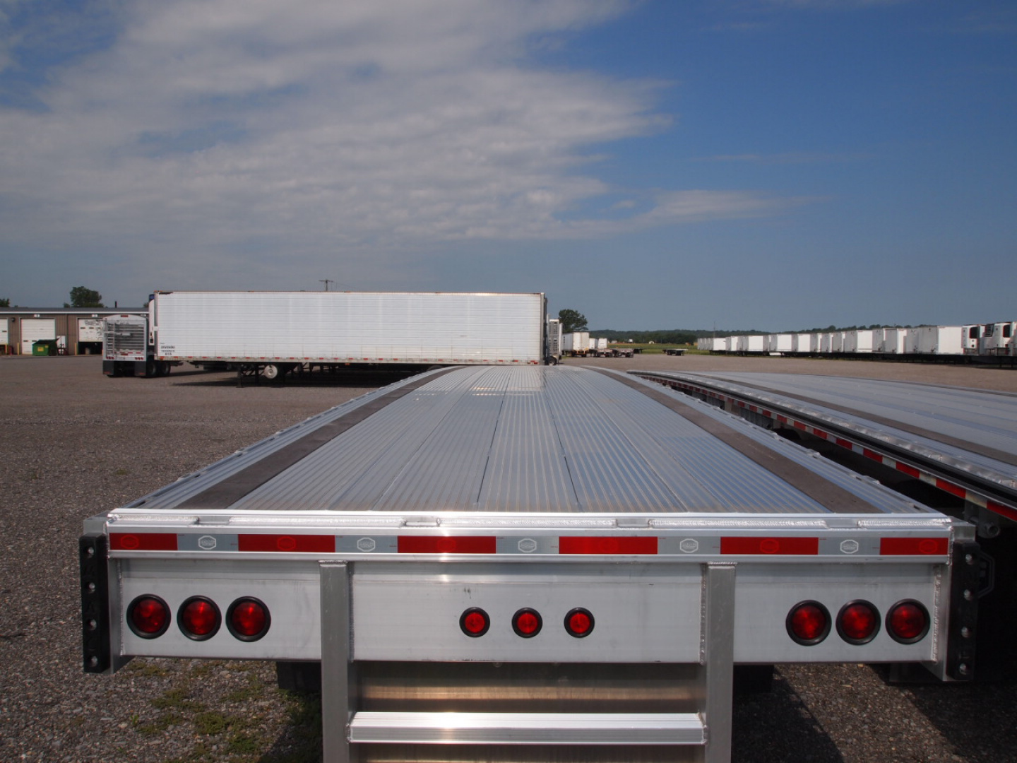 Used $1250/Month 2024 MAC 53' Flatbed Trailer w/ Toolbox