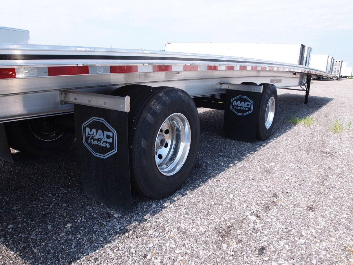 Used $1250/Month 2024 MAC 53' Flatbed Trailer w/ Toolbox