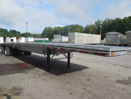 Used $1250/Month 2024 MAC 53' Flatbed Trailer w/ Toolbox