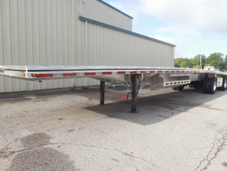 Used $1250/Month 2024 MAC 53' Flatbed Trailer w/ Toolbox
