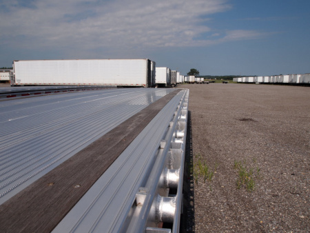 Used $1250/Month 2024 MAC 53' Flatbed Trailer w/ Toolbox