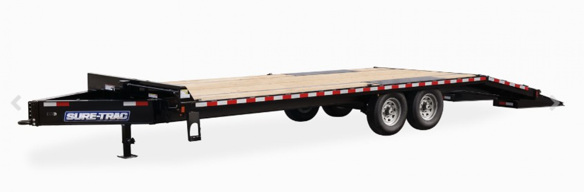 New 2026 Sure-Trac 102 x 25 (20+5) 22.5K HD Low Profile Beavertail Deckover Trailer Deckover Trailer