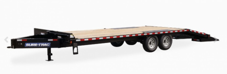 New 2026 Sure-Trac 102 x 25 (20+5) 22.5K HD Low Profile Beavertail Deckover Trailer Deckover Trailer