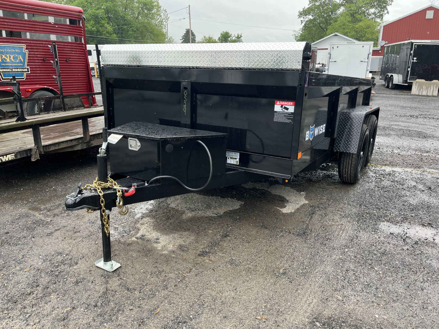 New 2026 BWise 6x12 10K Dump Trailer w/ Ramps & Tarp Kit