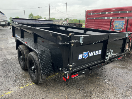 New 2026 BWise 6x12 10K Dump Trailer w/ Ramps & Tarp Kit