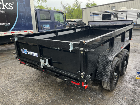 New 2026 BWise 6x12 10K Dump Trailer w/ Ramps & Tarp Kit