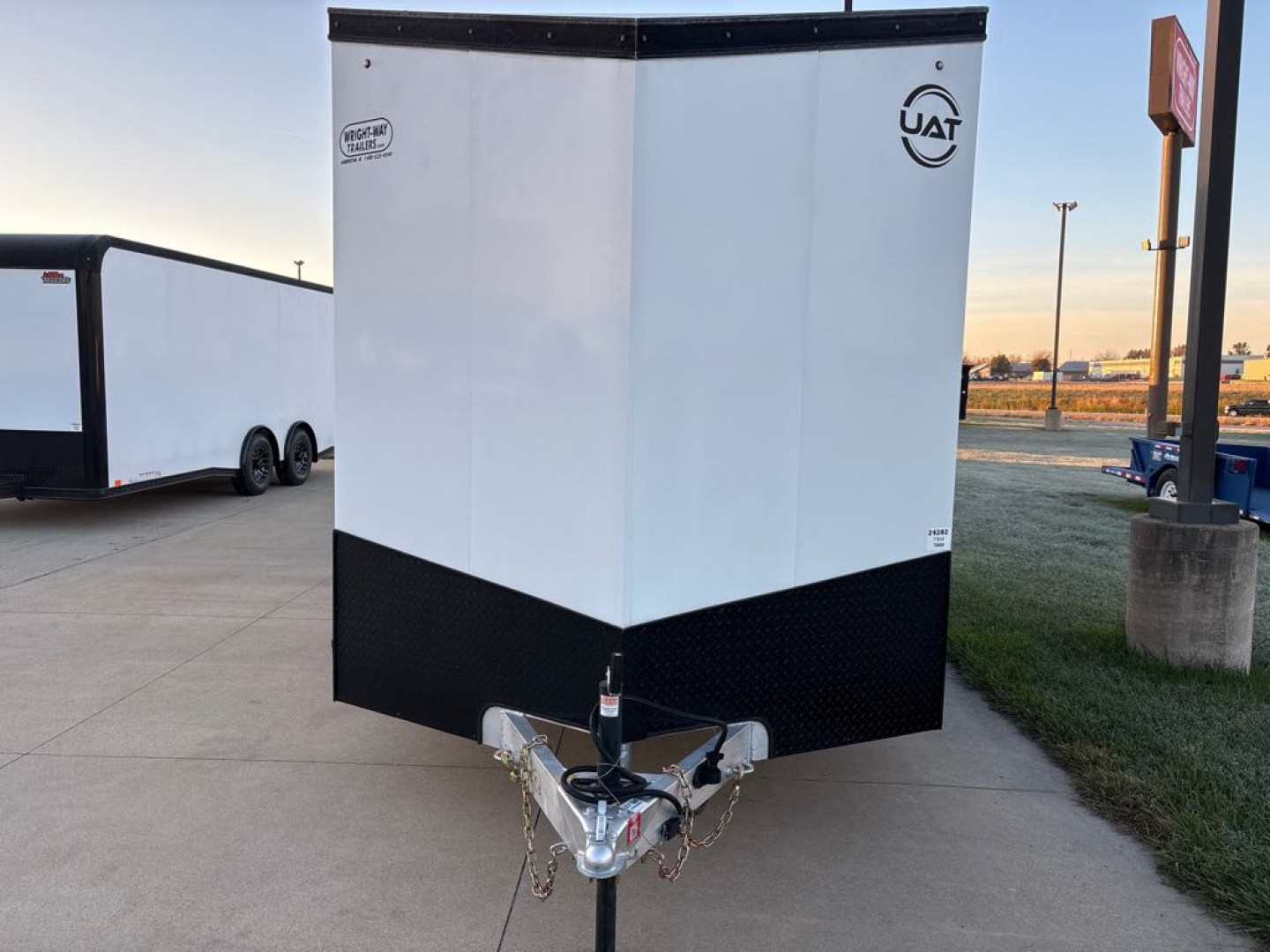 New 2026 United Trailers UATV-714TA35-8.5 Cargo / Enclosed Trailer