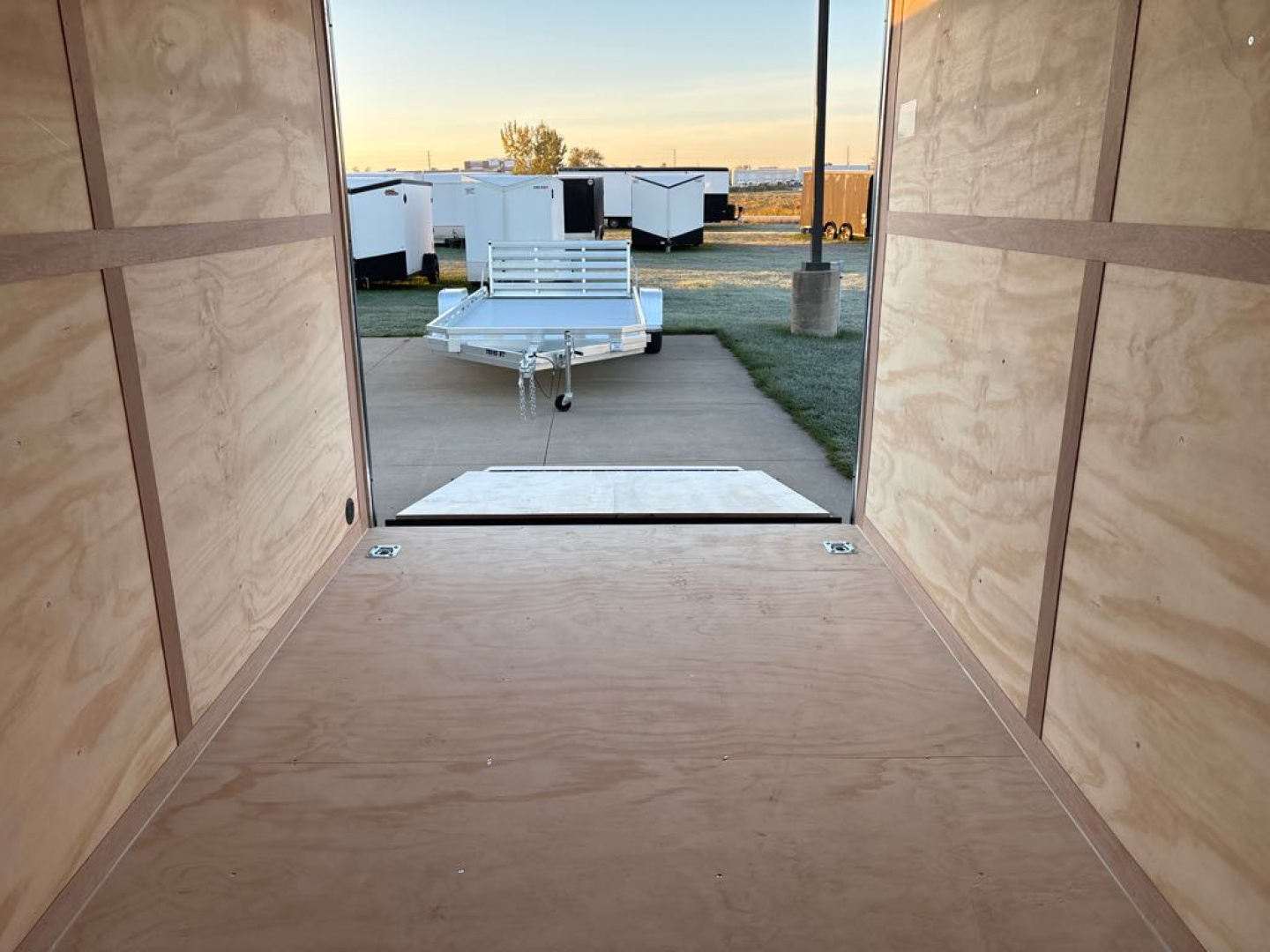 New 2026 United Trailers UATV-714TA35-8.5 Cargo / Enclosed Trailer