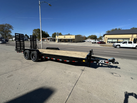 New 2026 JCE 22' 14K FLAT BED Equipment Trailer