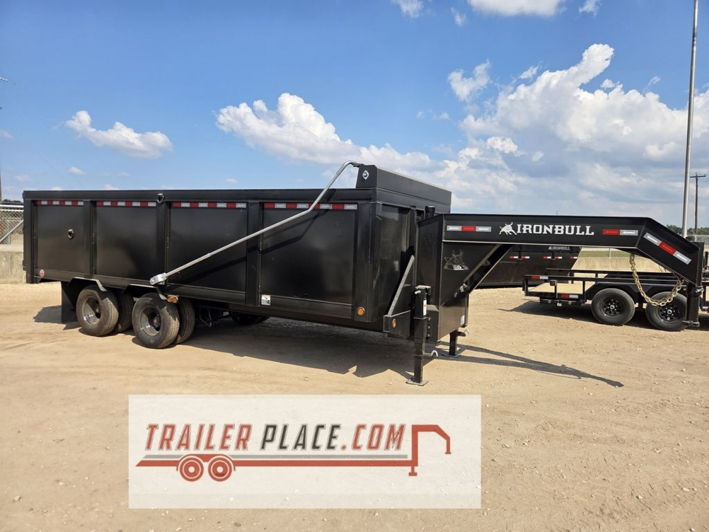 New 2026 IRON BULL 102"X20'x4' 26K GOOSENECK DUMP TRAILER