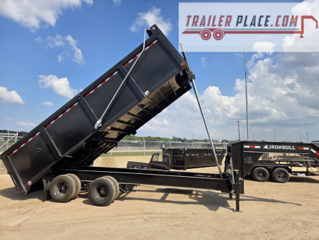 New 2026 IRON BULL 102"X20'x4' 26K GOOSENECK DUMP TRAILER