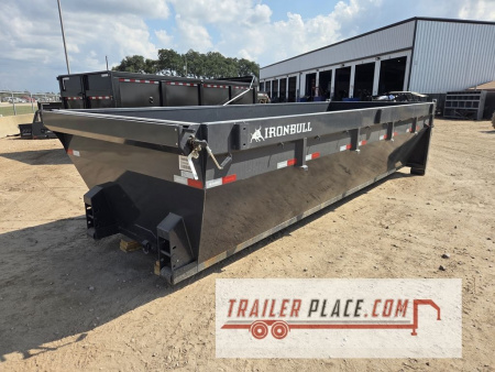 New 2025 IRON BULL 83"X20'x4' SINGLE ROLL OFF BIN