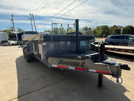 New 2026 Diamond C Trailers LPT 207 Package 16'X82" Dump Trailer