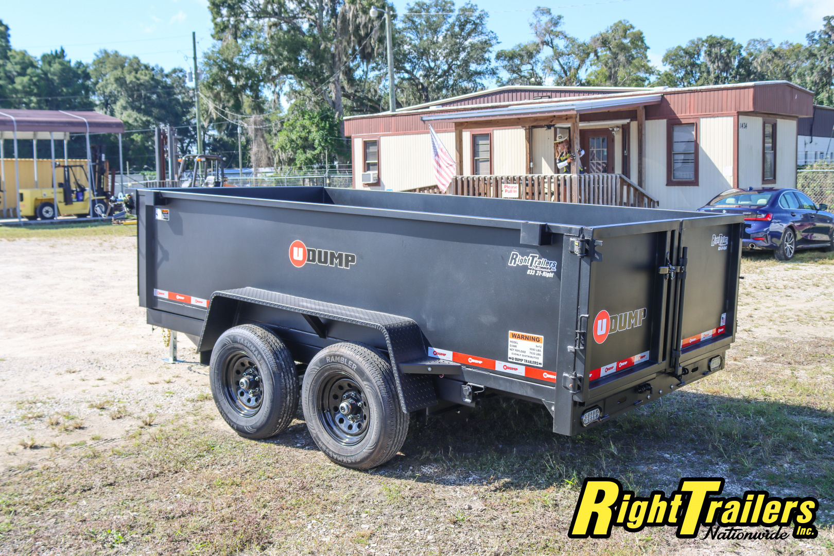 New 2026 6X12 U-Dump Dump Trailer