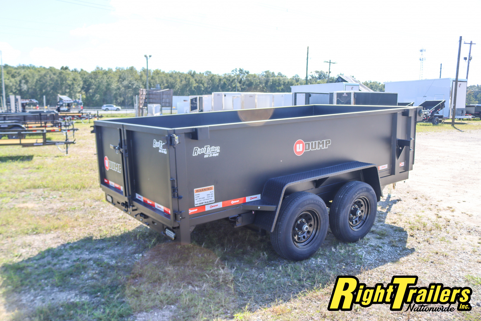 New 2026 6X12 U-Dump Dump Trailer