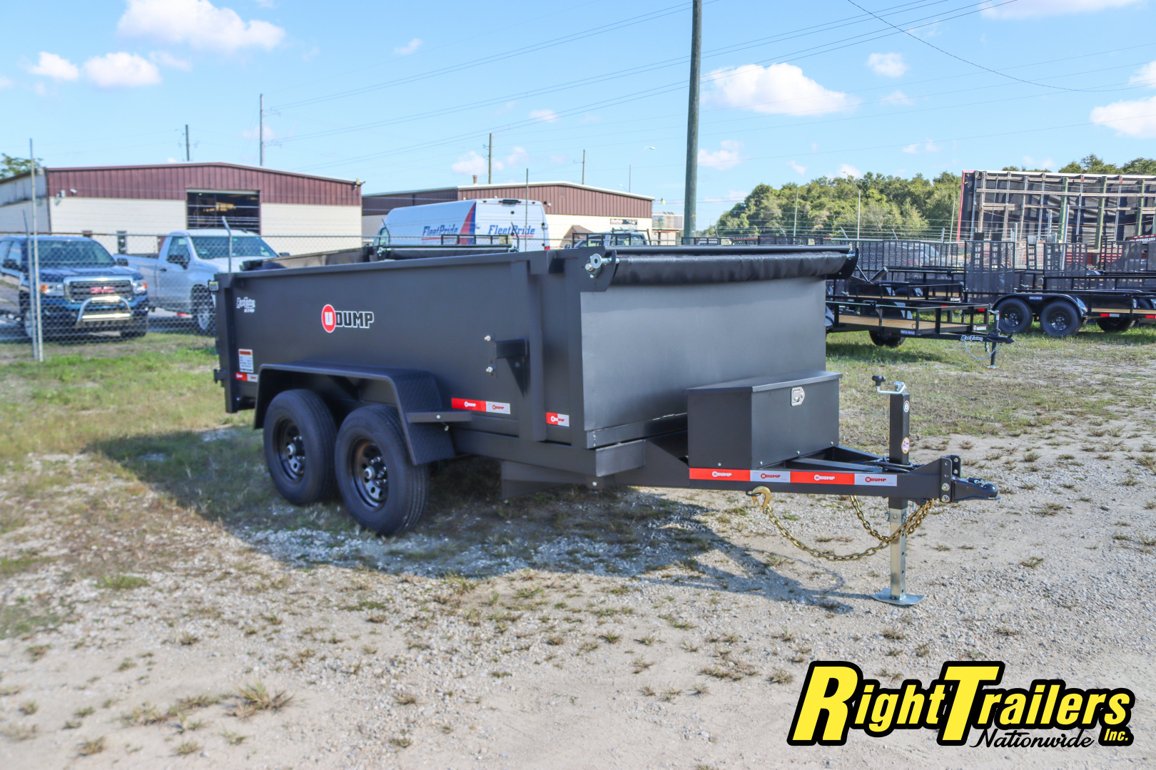 New 2026 6X12 U-Dump Dump Trailer