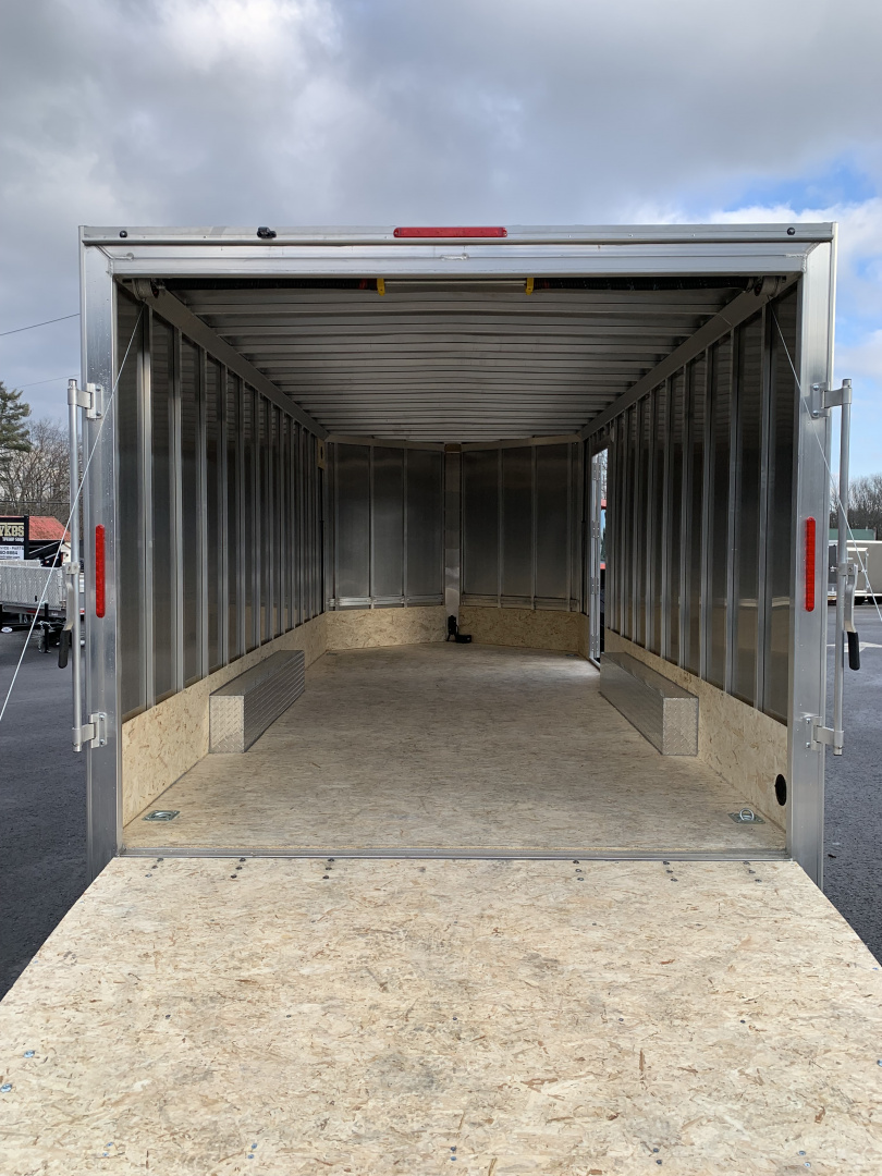 New 2026 High Country 8.5x18 V-Nose- Aluminum trailer/Rear Ramp / 7' interior height - 7000gvw