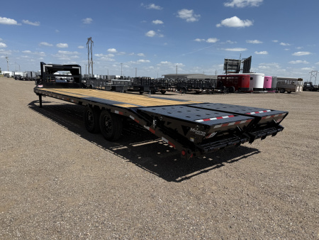 New 2026 PJ 102”x30’ Quest Gooseneck Flatbed w/ Singles – LQ