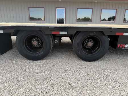 New 2026 PJ 102"x40' GN Low-Pro Air-Ride Flatbed w/ Duals - LD