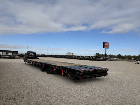 New 2026 PJ 102"x40' GN Low-Pro Air-Ride Flatbed w/ Duals - LD