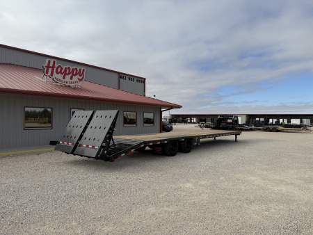 New 2026 PJ 102"x40' GN Low-Pro Air-Ride Flatbed w/ Duals - LD