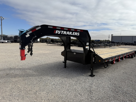 New 2026 PJ 102"x40' GN Low-Pro Air-Ride Flatbed w/ Duals - LD