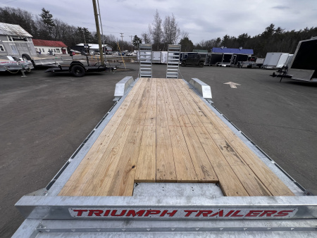 New 2026 Triumph 7x20 (18+2) Equipment Trailer / Galvanized/ I beam frame -14,000GVW