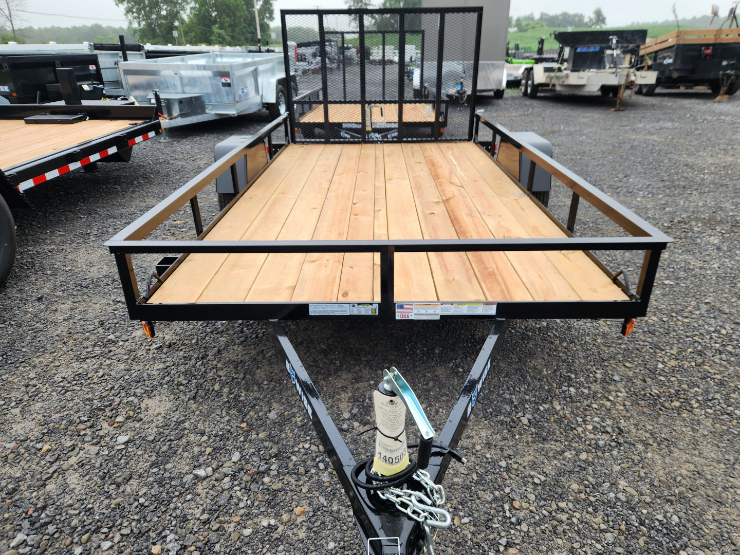 New 2026 BWISE UTE3 76x12 3K Single Axle Utility Trailer